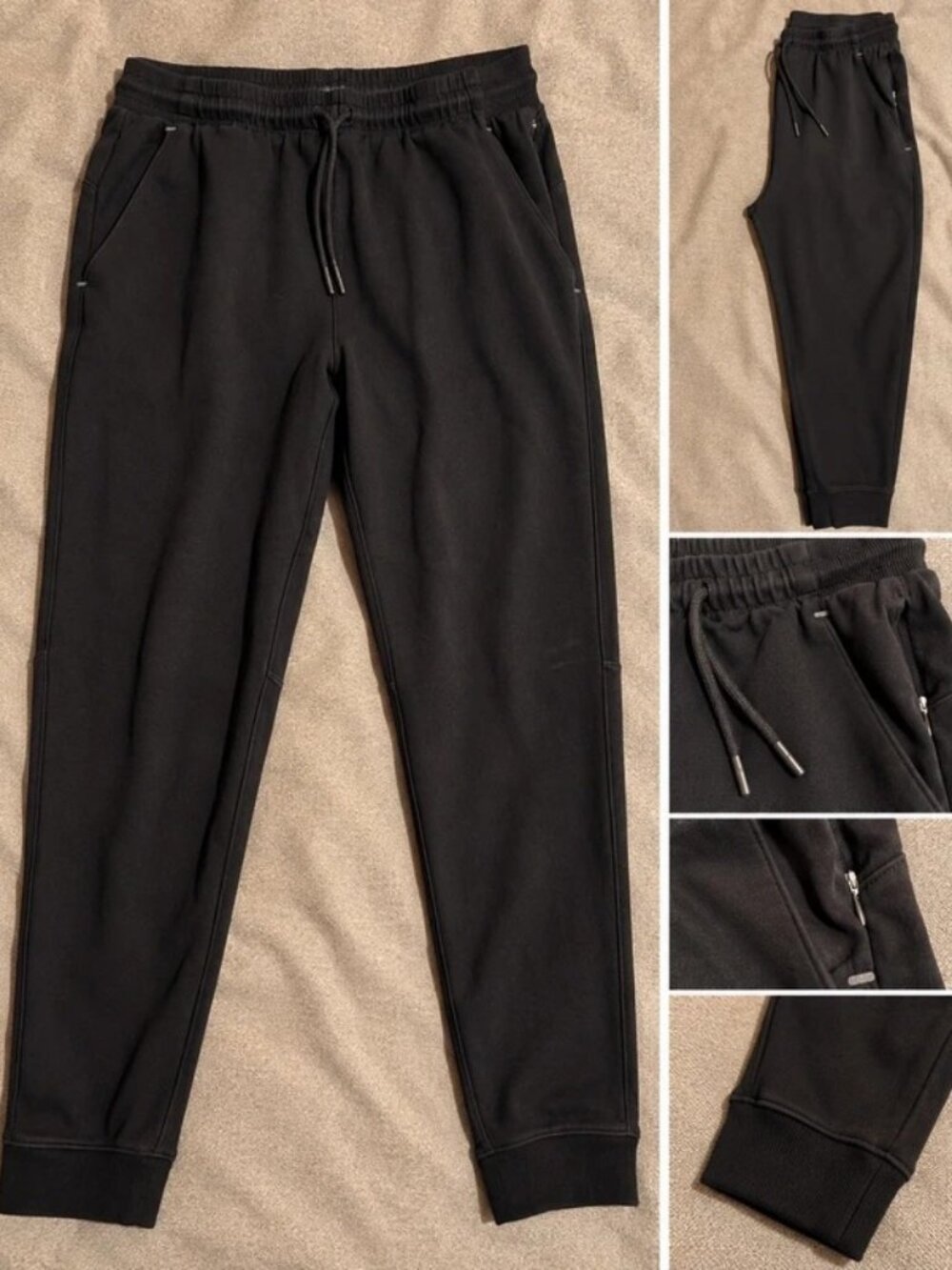 Black Jogger Sweatpants